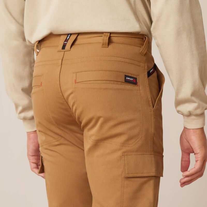 Ariat FR M7 Slim DuraStretch Duralight Twill Straight Pant Khaki | 069BSMJYD