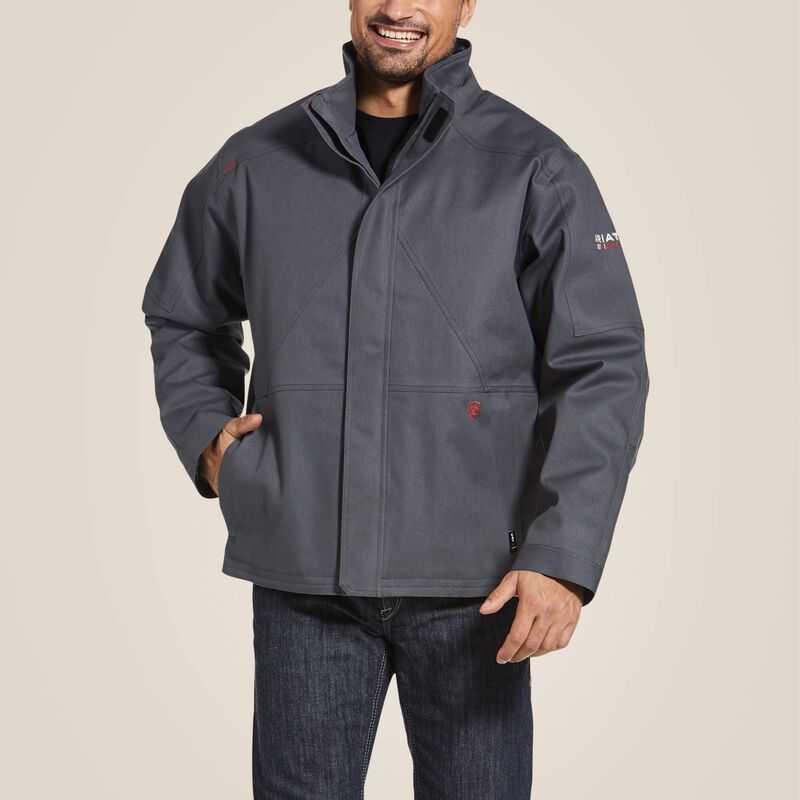 Ariat FR Maxmove Waterproof Insulated Jacket Grey | 598WOHFJS