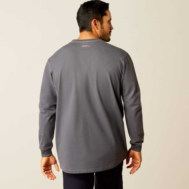 Ariat FR Pima T-Shirt Grey | 748BYJTAS