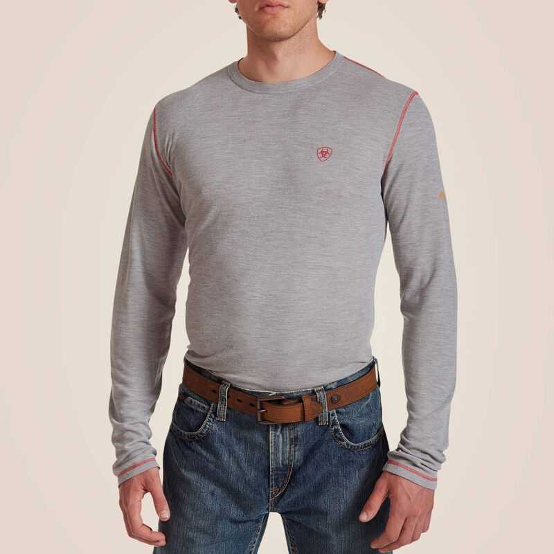 Ariat FR Polartec Baselayer Light Grey | 936YRODHZ