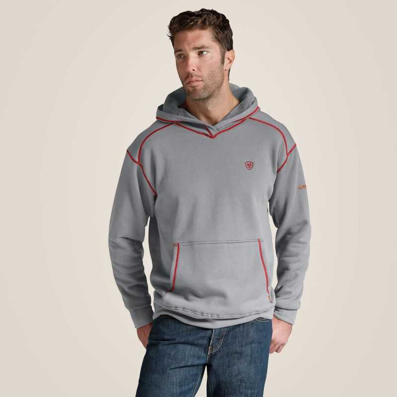 Ariat FR Polartec Hoodie Grey | 475HVBKAZ