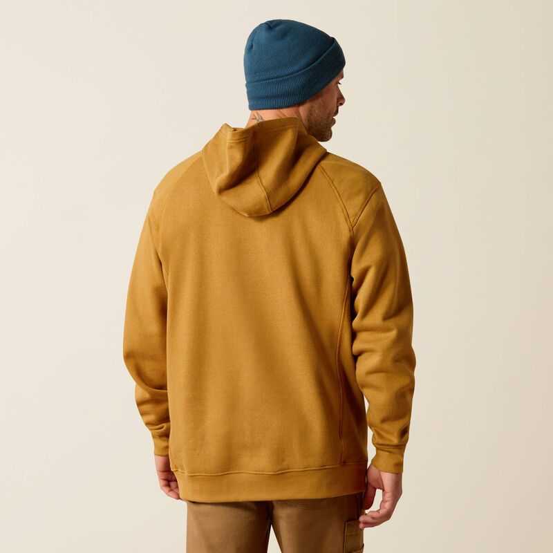 Ariat FR Rev Pullover Hoodie Brown | 612IXGZAV