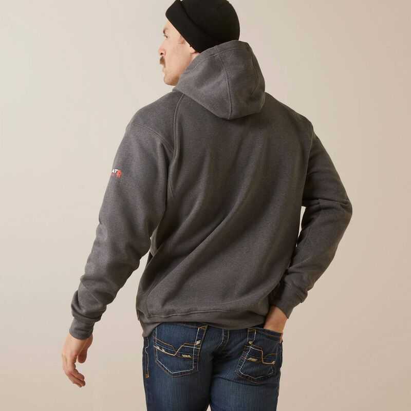 Ariat FR Rev Pullover Hoodie Grey | 610MBSCVL