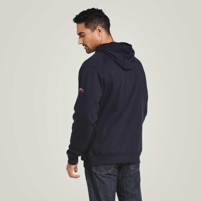 Ariat FR Rev Pullover Hoodie Navy | 874FLCWMY