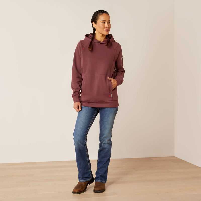 Ariat FR Rev Pullover Hoodie Purple | 438RAPYCG