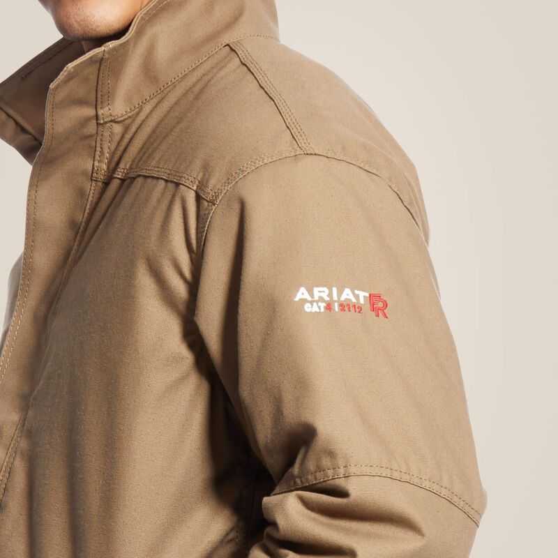 Ariat FR Workhorse Insulated Jacket Khaki | 590AUQJXK