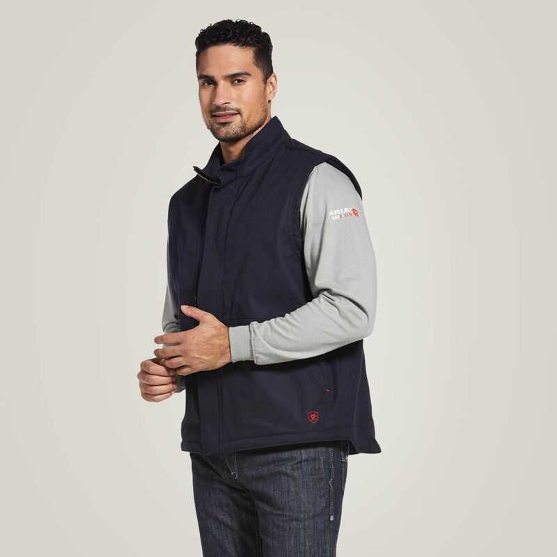 Ariat FR Workhorse Insulated Vest Navy | 586MQBDXI