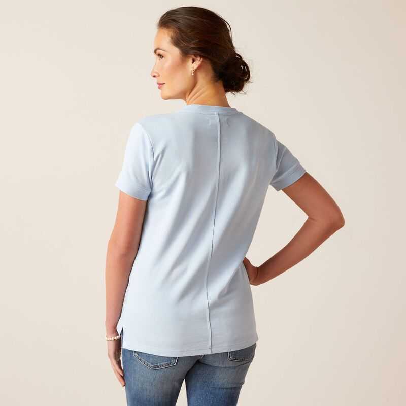 Ariat Fairford T-Shirt Blue | 621BJXYVL