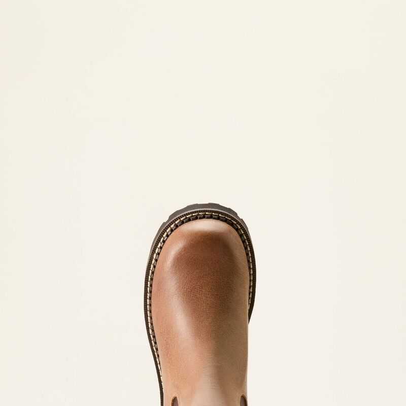 Ariat Fatbaby Chelsea Western Boot Beige | 816ZDYQOR