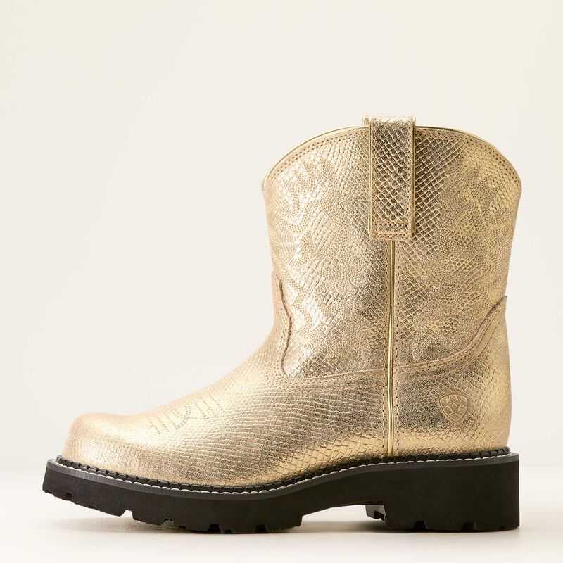 Ariat Fatbaby Western Boot Gilded Lizard Emboss | 351ALYNBJ