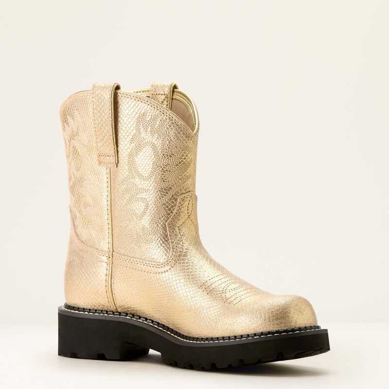 Ariat Fatbaby Western Boot Gilded Lizard Emboss | 351ALYNBJ