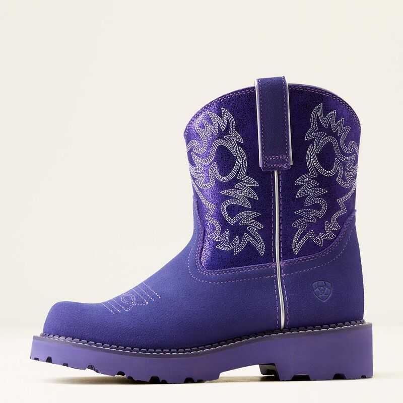 Ariat Fatbaby Western Boot Purple / Purple Metal | 452OAPZTC