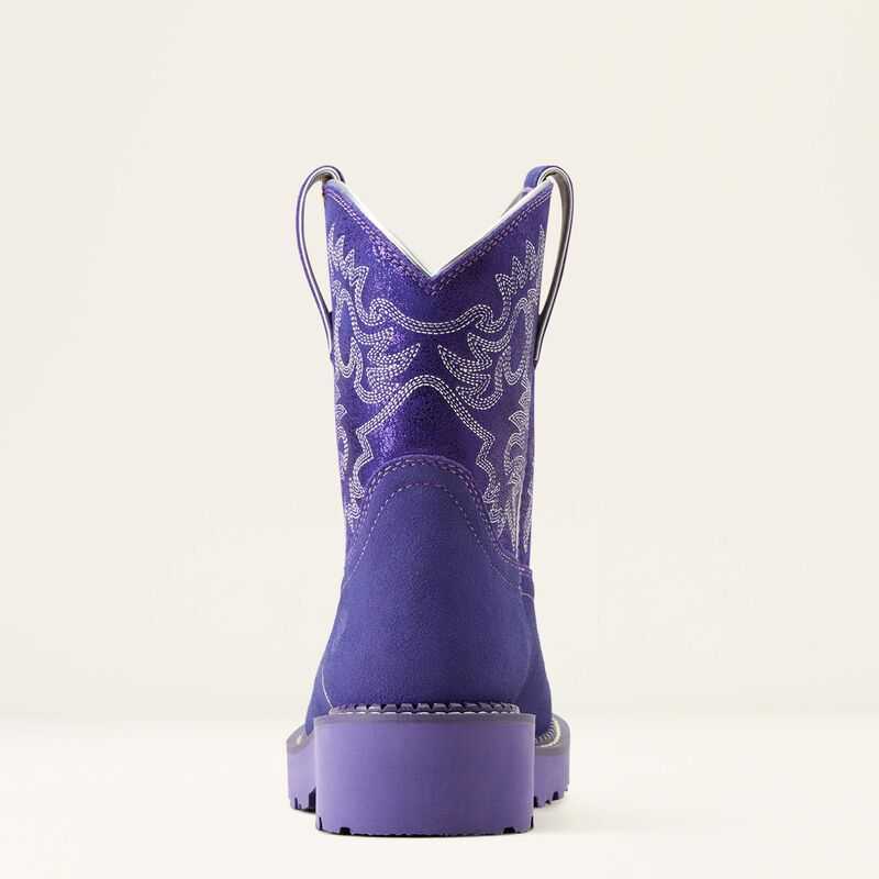 Ariat Fatbaby Western Boot Purple / Purple Metal | 452OAPZTC