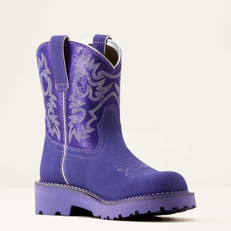 Ariat Fatbaby Western Boot Purple / Purple Metal | 452OAPZTC