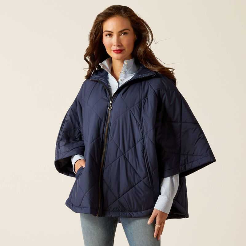 Ariat Fescue Insulated Cape Navy | 693TSIYQF