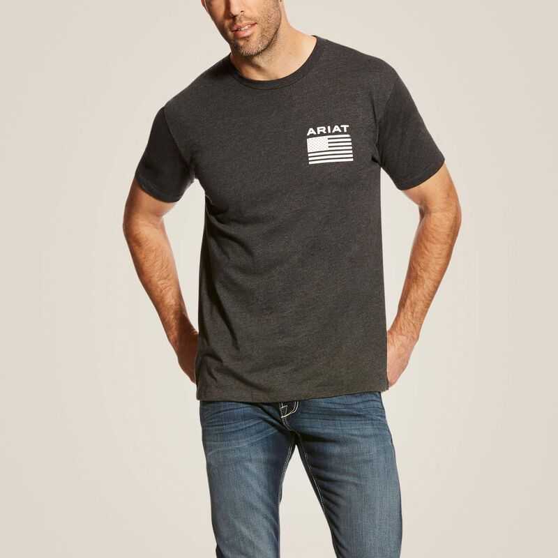 Ariat Freedom T-Shirt Grey | 192JQHPAI