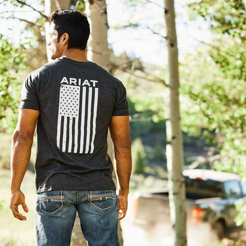 Ariat Freedom T-Shirt Grey | 192JQHPAI