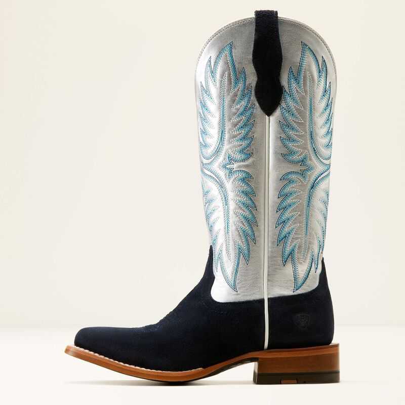 Ariat Frontier Calamity Jane Western Boot Blue / Silver | 980WKIYHQ