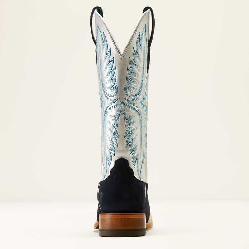 Ariat Frontier Calamity Jane Western Boot Blue / Silver | 980WKIYHQ