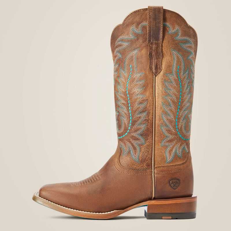 Ariat Frontier Tilly Western Boot Brown | 375XUEYSF