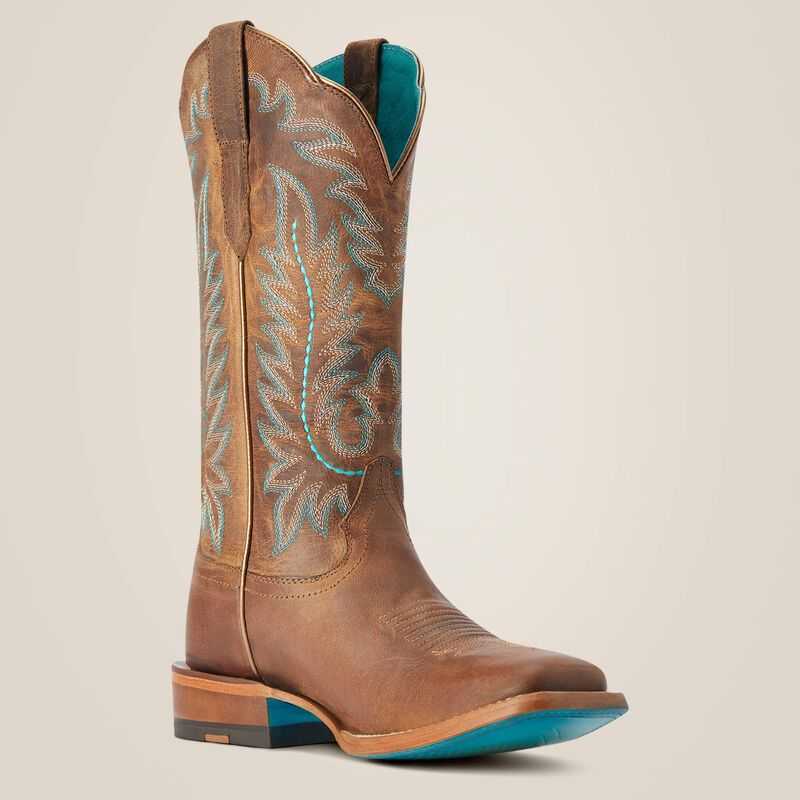 Ariat Frontier Tilly Western Boot Brown | 375XUEYSF