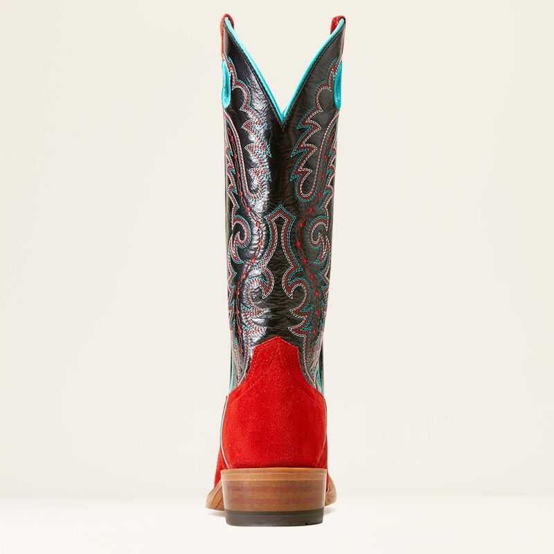 Ariat Futurity Boon Western Boot Fiery Roughout | 483QDGJCM