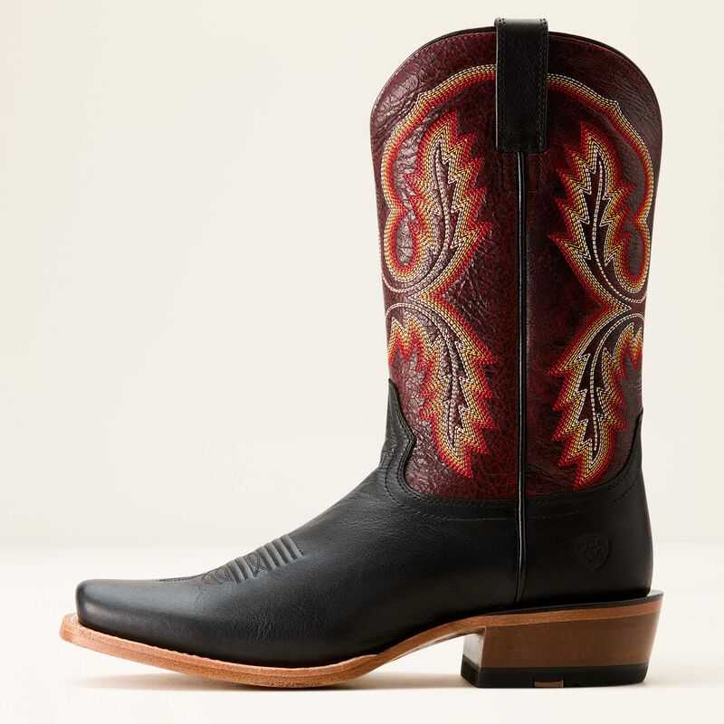 Ariat Futurity Cashout Cowboy Boot Black / Dark Red | 027QDUXSL