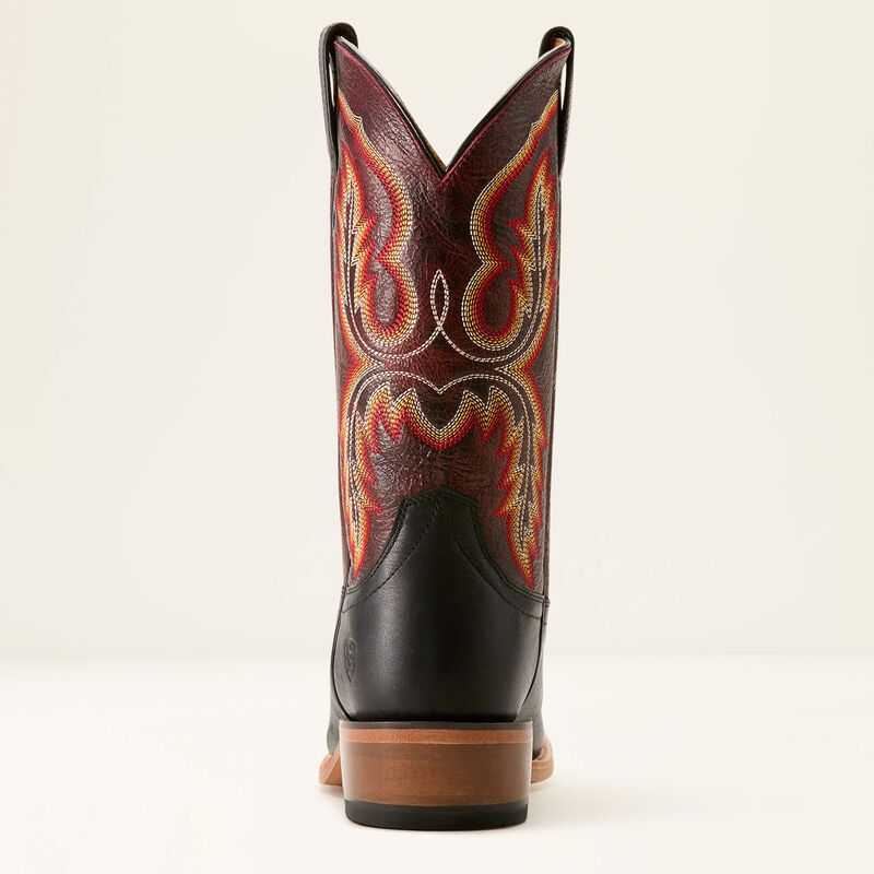 Ariat Futurity Cashout Cowboy Boot Black / Dark Red | 027QDUXSL