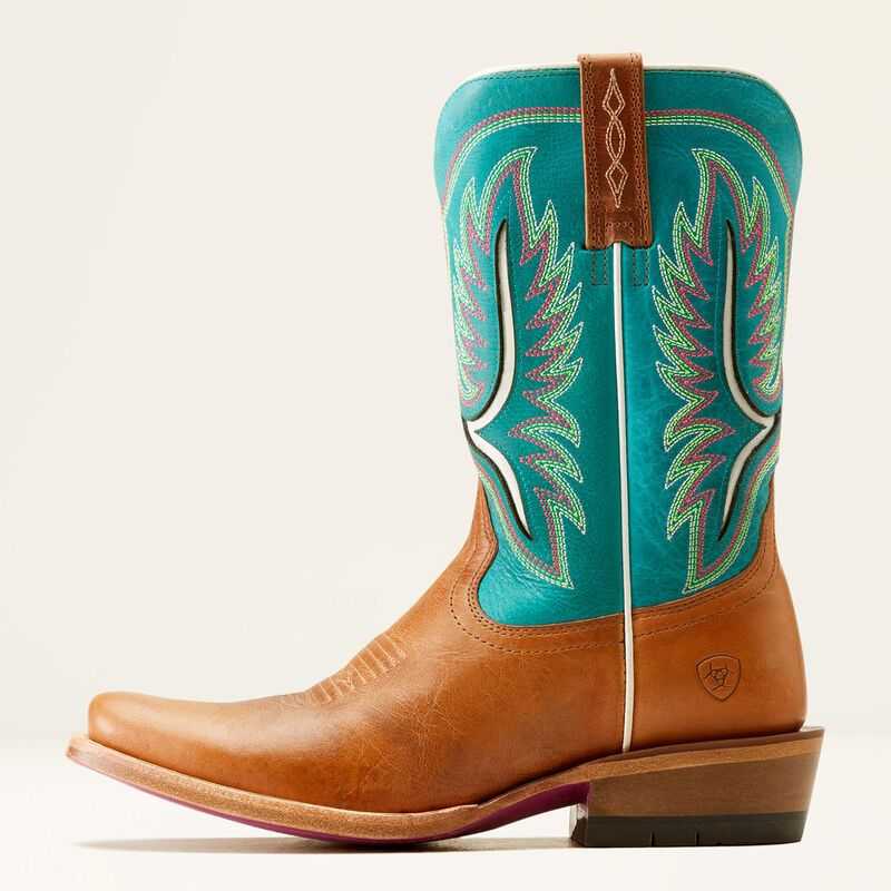 Ariat Futurity Colt Western Boot Brown / Blue | 681LSCFPN