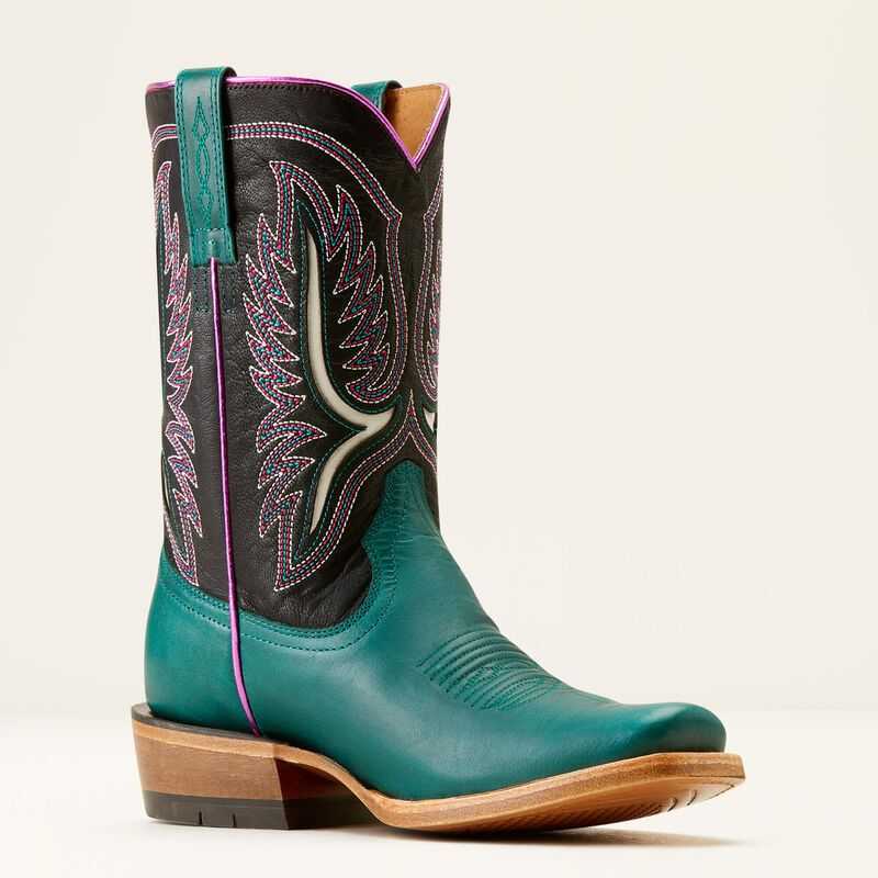 Ariat Futurity Colt Western Boot Turquoise / Black | 328YUWSLQ