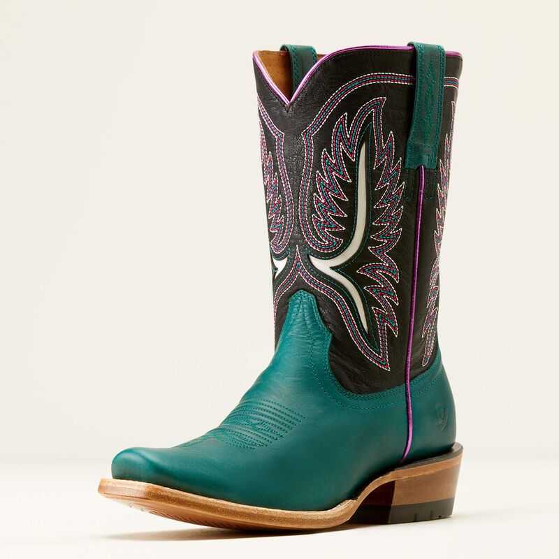 Ariat Futurity Colt Western Boot Turquoise / Black | 328YUWSLQ