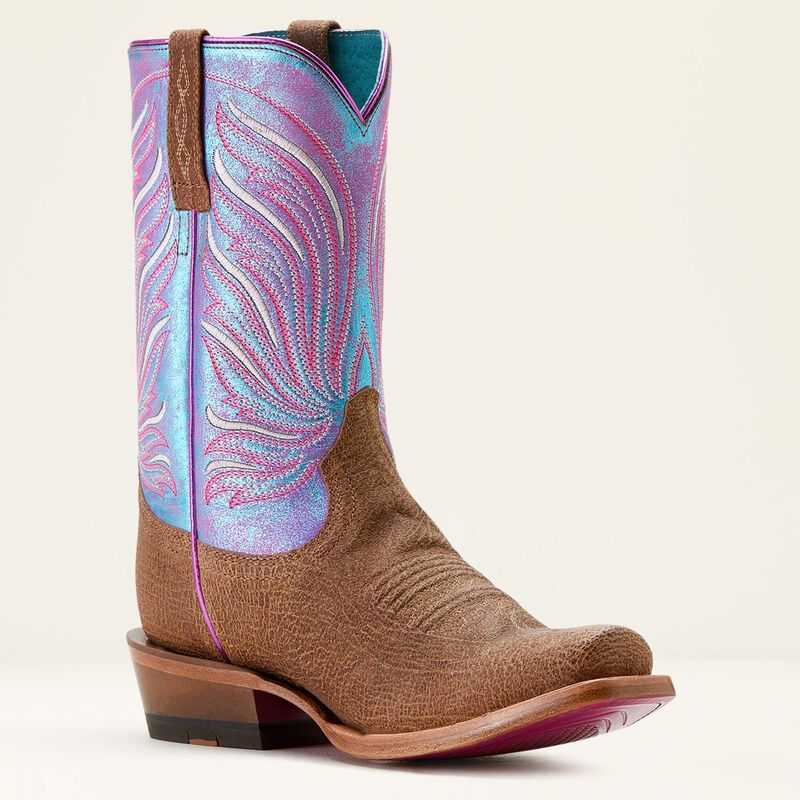 Ariat Futurity Dash Western Boot Brown / AZURE | 210OJFAHG