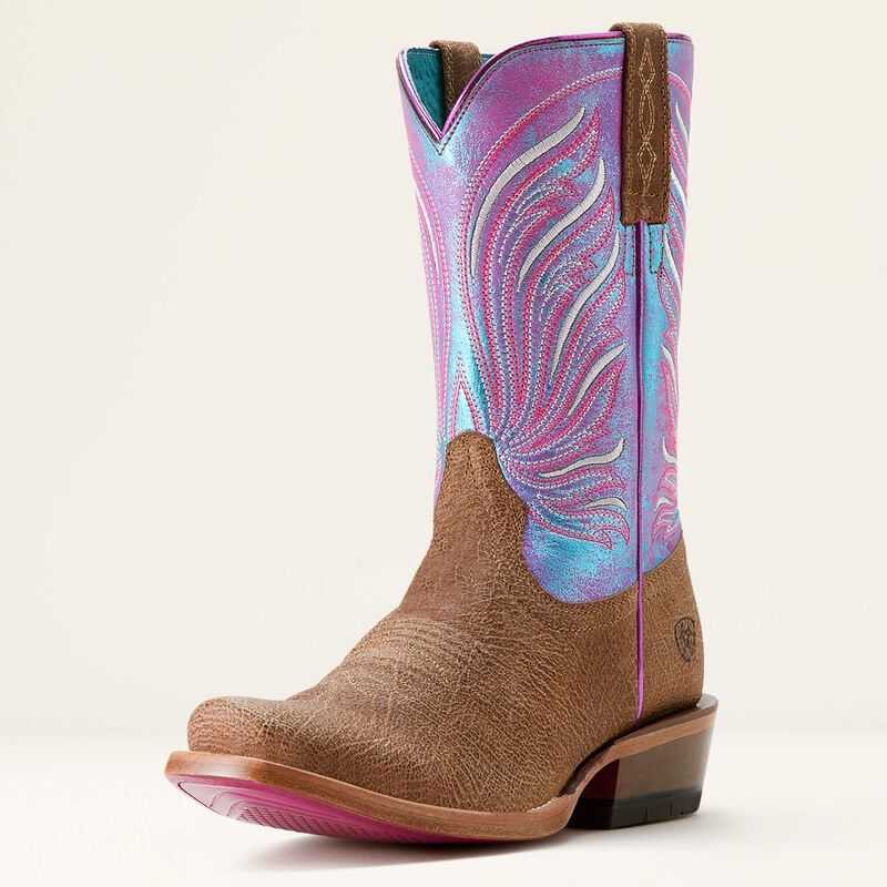 Ariat Futurity Dash Western Boot Brown / AZURE | 210OJFAHG