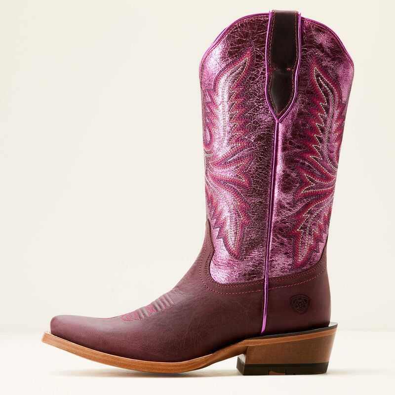 Ariat Futurity Flash Western Boot Red Purple | 975FMEAXU