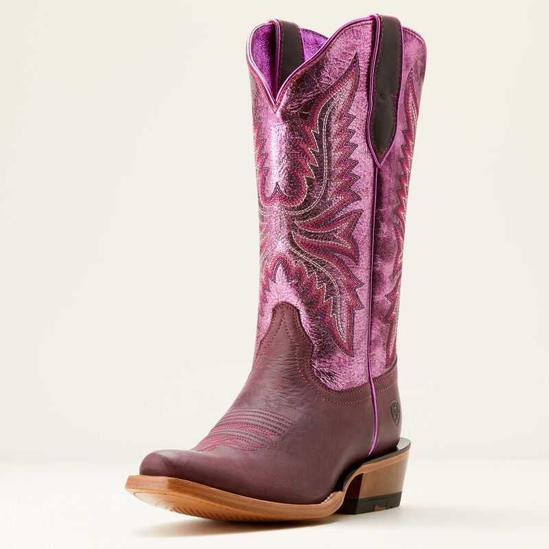 Ariat Futurity Flash Western Boot Red Purple | 975FMEAXU