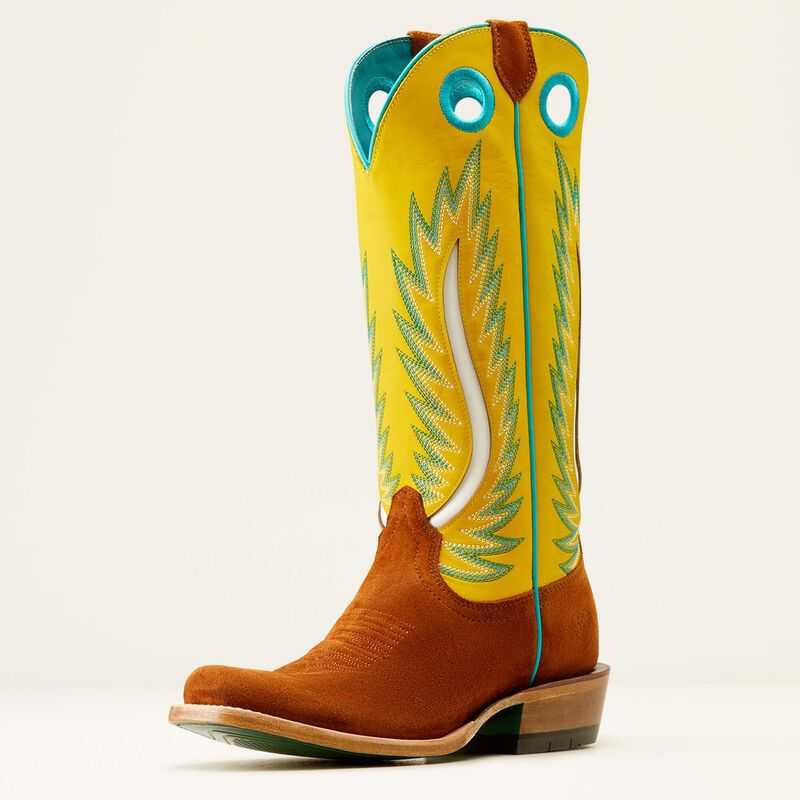 Ariat Futurity Fort Worth Western Boot Penny Roughout|sunny Side Up | 149XBWQRZ