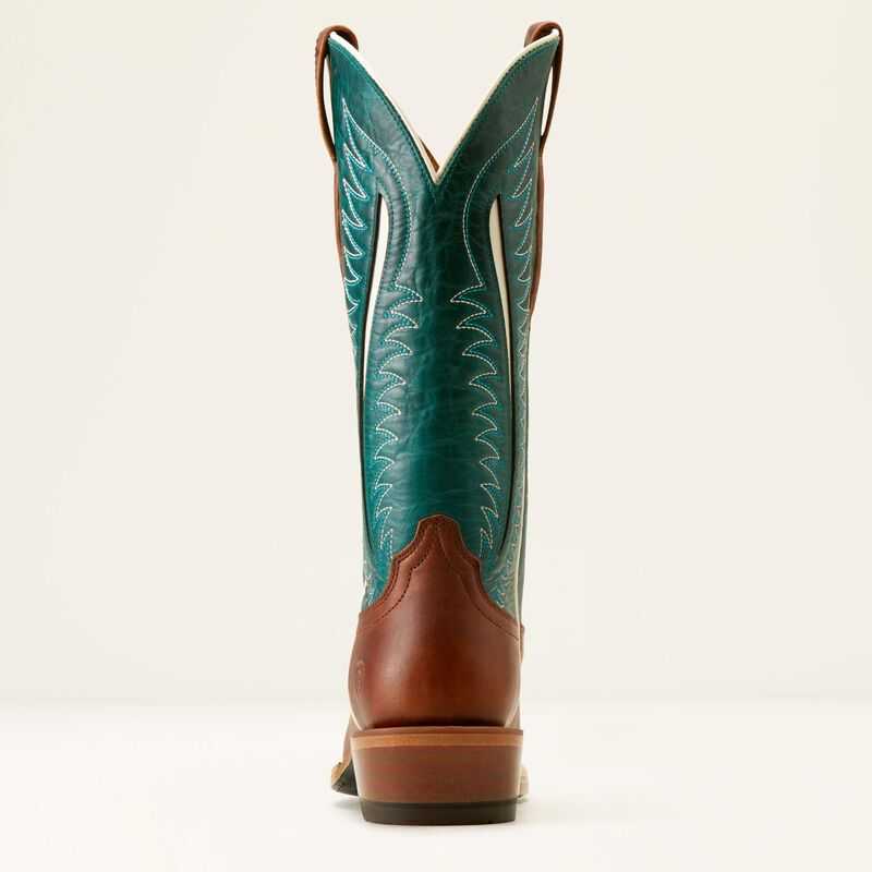 Ariat Futurity Limited Western Boot Brown Red / Turquoise | 710WOZNTF