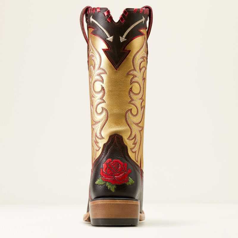 Ariat Futurity Rodeo Quincy Western Boot Toffee Crunch|range Riding Ruby | 549AXKJFZ