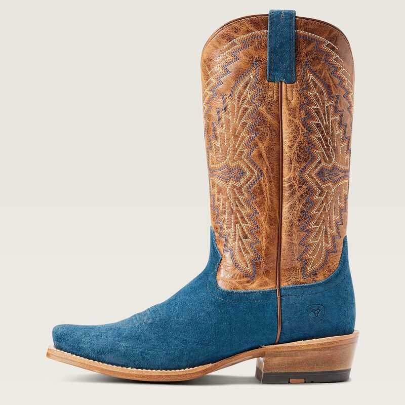 Ariat Futurity Showman Western Boot Grey Blue | 938FQHXPY