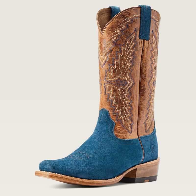 Ariat Futurity Showman Western Boot Grey Blue | 938FQHXPY