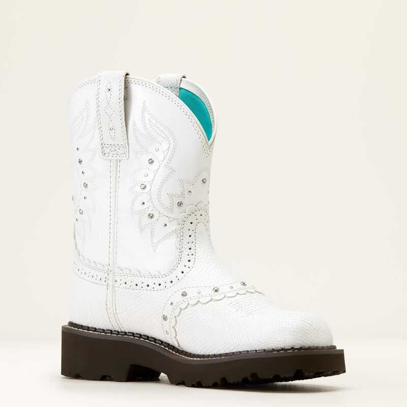 Ariat Gembaby Western Boot White Snake | 618MIOHLK