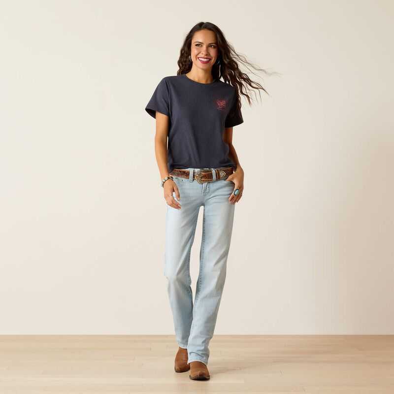 Ariat Genuine T-Shirt Blue | 253MFLHBP