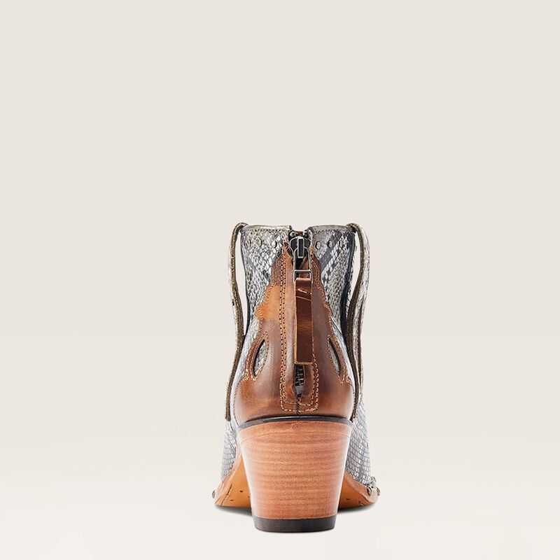 Ariat Greeley Western Boot Beige Snake | 409BOVCMY