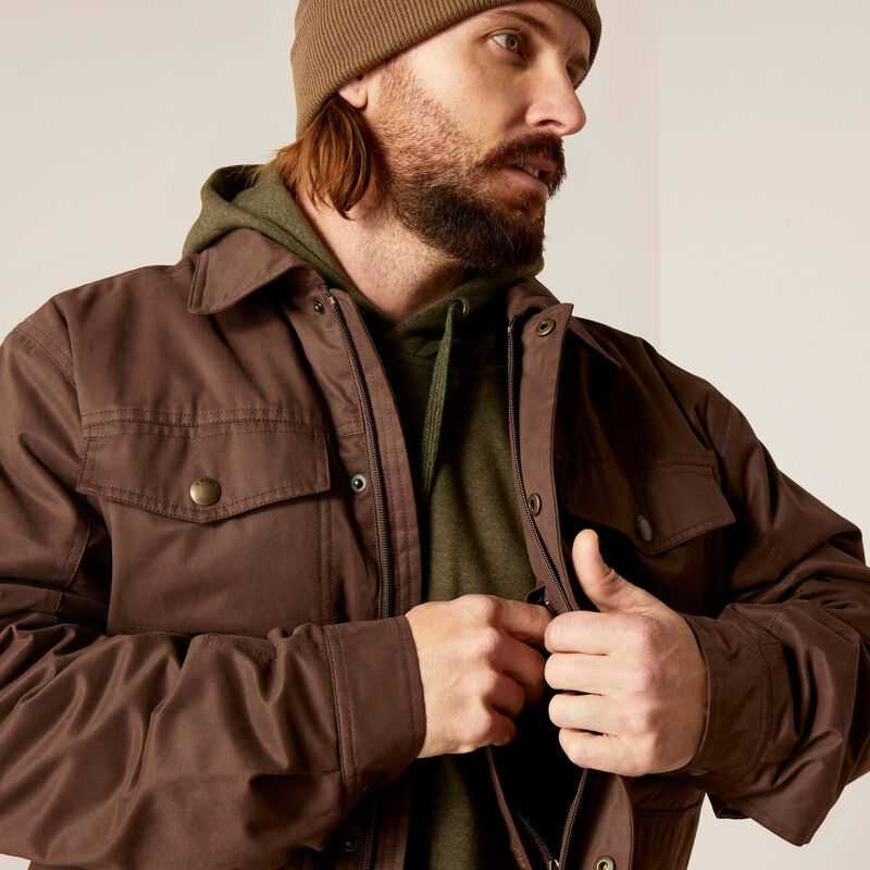 Ariat Grizzly 2.0 Canvas Conceal and Carry Jacket Bracken | 897IQOHPE