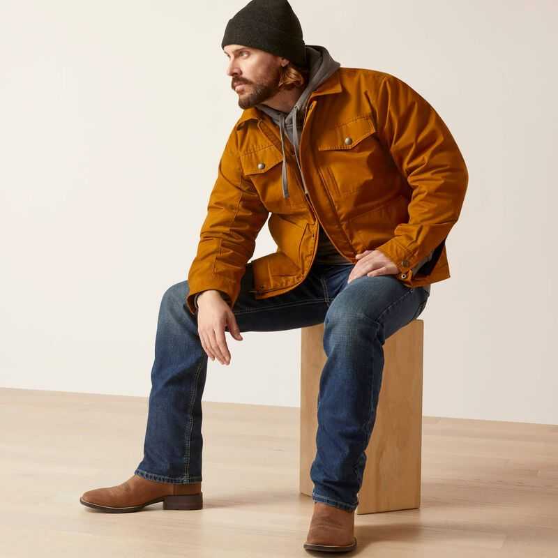 Ariat Grizzly 2.0 Canvas Conceal and Carry Jacket Brown | 482EOQFPI