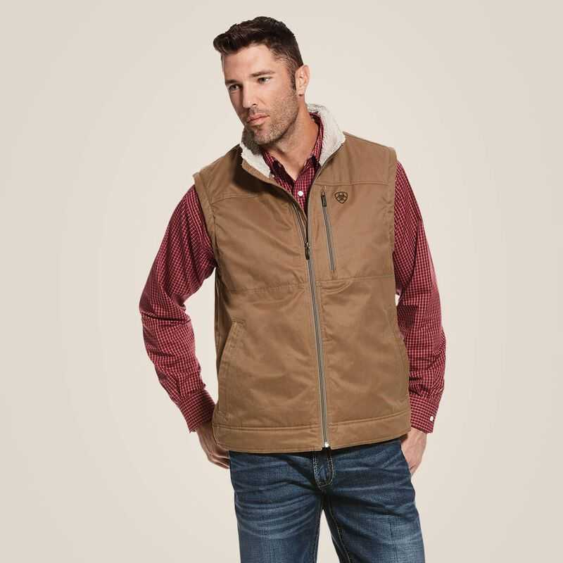 Ariat Grizzly Canvas Vest Cub | 196NJKYRV