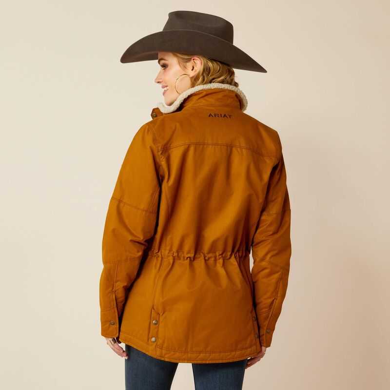 Ariat Grizzly Insulated Jacket Brown | 261EFLPZX