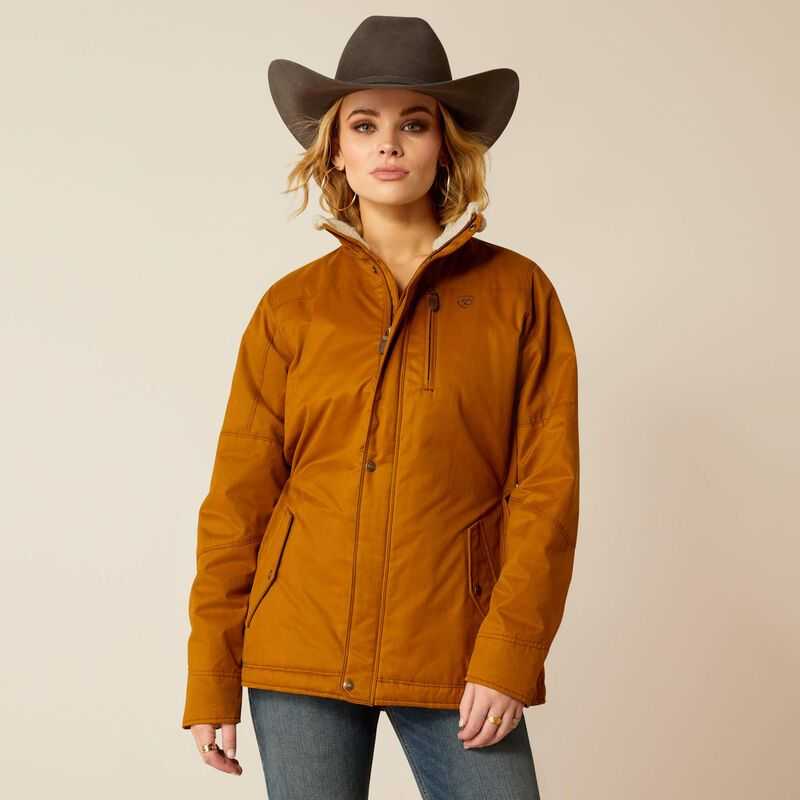 Ariat Grizzly Insulated Jacket Brown | 261EFLPZX