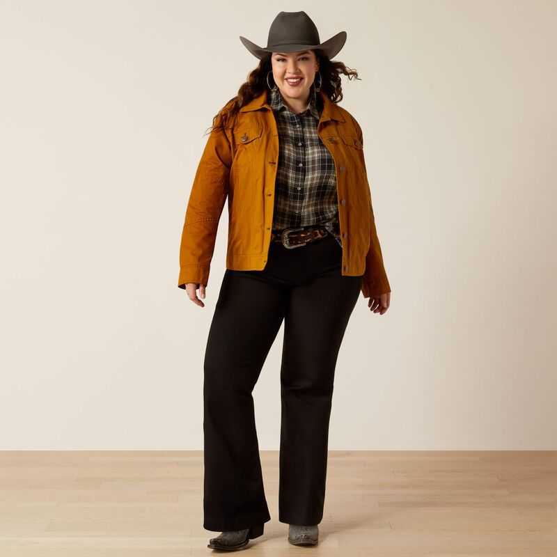 Ariat Grizzly Rancher Jacket Brown | 368YHINDE