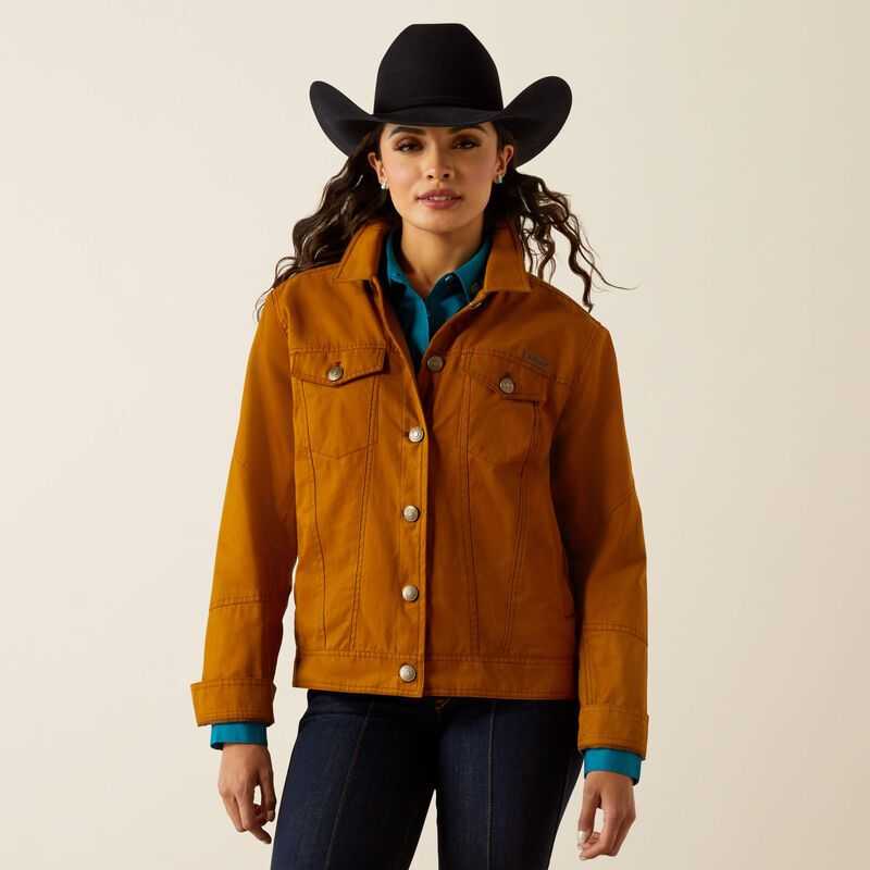 Ariat Grizzly Rancher Jacket Brown | 368YHINDE